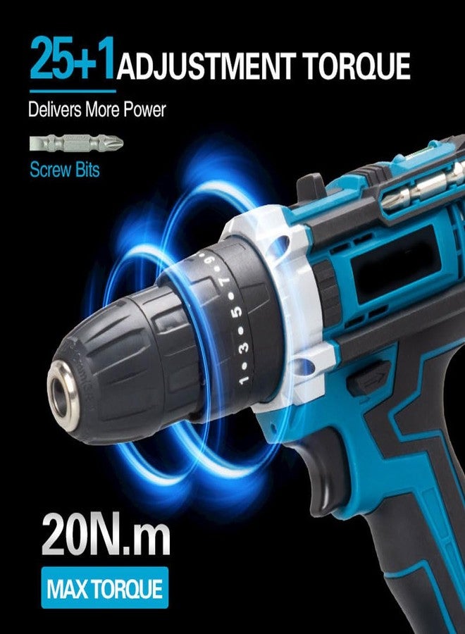 MLD Powerful 21v Cordless Drill Machine|3 Function|31Pcs Accessories| 3'' Car Polish Pad For Polishing| Drilling |hammer Drill |Tool kit Set SAK-105(21v/1350 Rpm/Multicolor) - Image 5